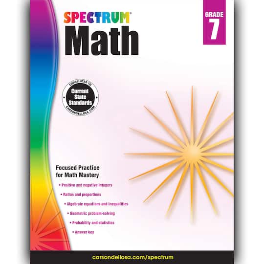 Carson Dellosa&#x2122; Spectrum&#xAE; Math, Grade 7
